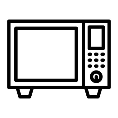 Kişisel ve ticari kullanım için fırın hattı simgesi tasarımı