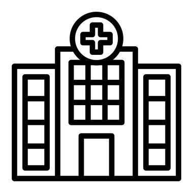 Hastane Hattı Kişisel ve Ticari Kullanım Simgesi Tasarımı