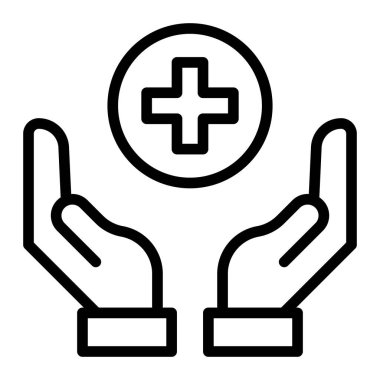 Kişisel ve Ticari Kullanım İçin Hijyen Çizgisi Simgesi Tasarımı