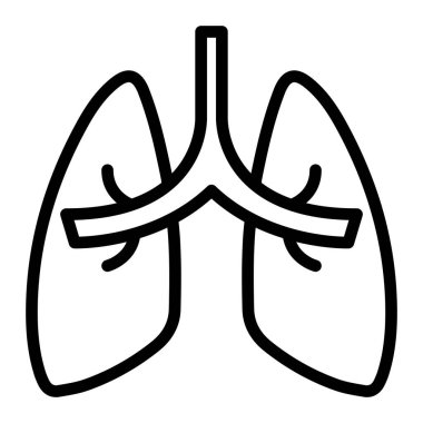 Ciğerleri Kişisel ve Ticari Kullanım İçin Simge Tasarımı