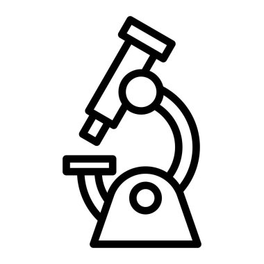 Kişisel ve ticari kullanım için mikroskop Hattı Simgesi Tasarımı