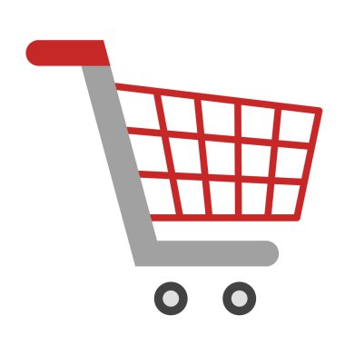 Otomobil Vektörü Düz Simge Tasarımı