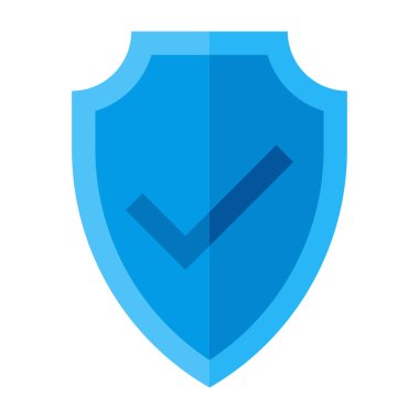 Güvenlik Vektörü Düz Simge Tasarımı