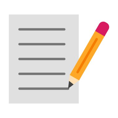 Yazıcı Vektörü Düz Simge Tasarımı