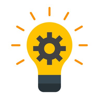 Bilgi Vektörü Düz Simge Tasarımı