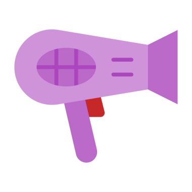 Kurutucu Vektör Düz Simge Tasarımı