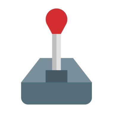 Joystick Vektör Düz Simge Tasarımı