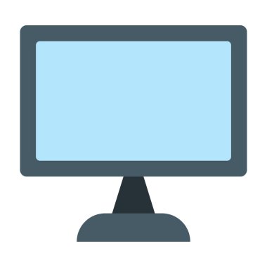 Lcd Vektör Düz Simge Tasarımı