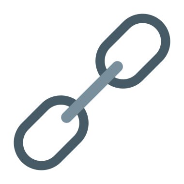 Bağlantı Vektörü Düz Simgesi Tasarımı