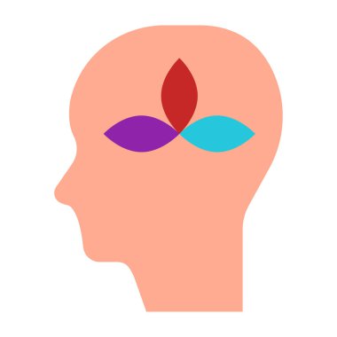 Stres Yönetimi Vektörü Düz Simge Tasarımı