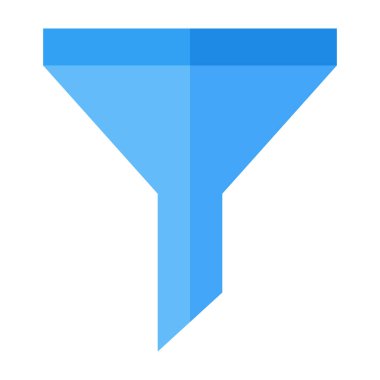 Filtre Vektörü Düz Simge Tasarımı