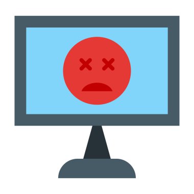 Ölü Vektör Düz Simge Tasarımı