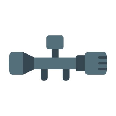 Kapsam Vektörü Düz Simge Tasarımı