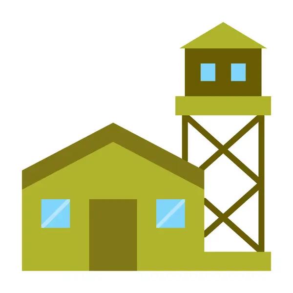 Askeri Temel Vektör Düz Simge Tasarımı