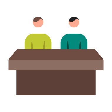 Adaylar Düz Simge Tasarımı