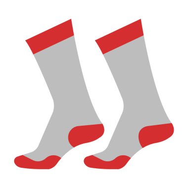 Çorap Düz Simgesi Tasarımı