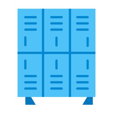 Dolaplar Düz Simge Tasarımı