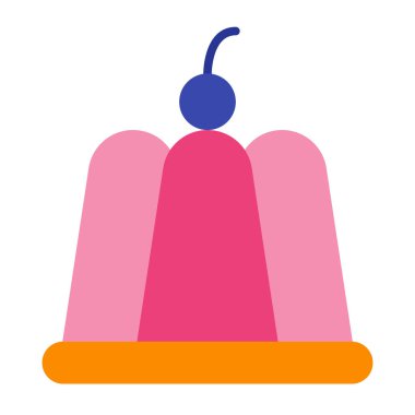 Jelly Düz Simge Tasarımı