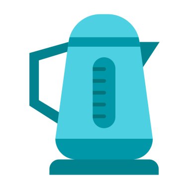 Elektrikli Kettle Düz Simge Tasarımı
