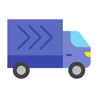 Nakliye Düz Simgesi Tasarımı