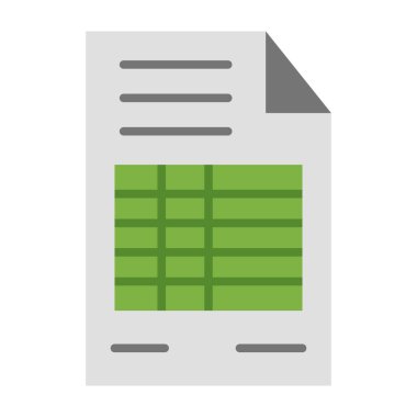 Fatura düz simgesi tasarım