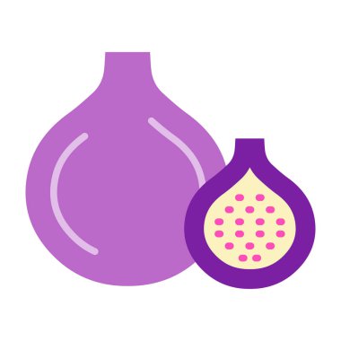 İncir Düz Simgesi Tasarımı