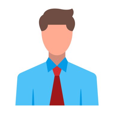 İşadamı düz simgesi tasarım