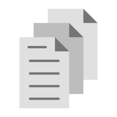 Dosyalar Düz Simge Tasarımı