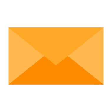 posta düz simgesi tasarım