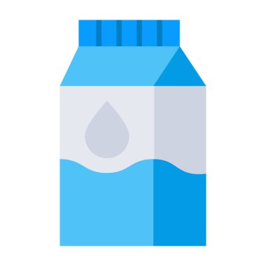 Süt Düz Simgesi Tasarımı