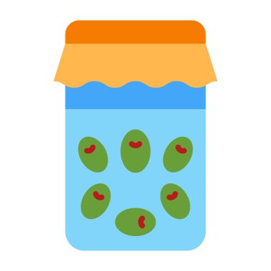 Turşu Düz Simgesi Tasarımı