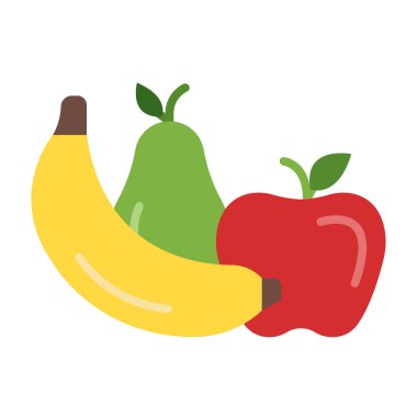 Meyve düz simgesi tasarım