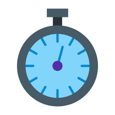 Kronometre düz simgesi tasarım