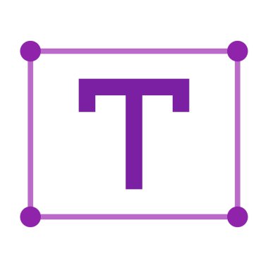 Metin Kutusu Düz Simge Tasarımı