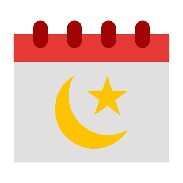 Ay Takvimi Düz Simge Tasarımı