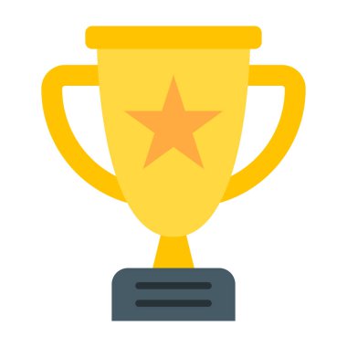 kupa düz simge tasarımı