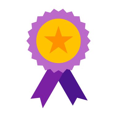 Madalya Düz Simge Tasarımı