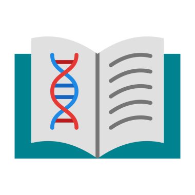 Biyoloji Düz Simge Tasarımı