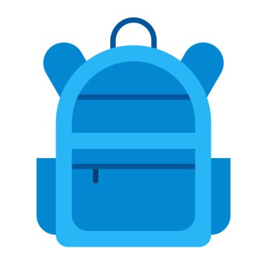 Sırt Çantası Düz Simge Tasarımı