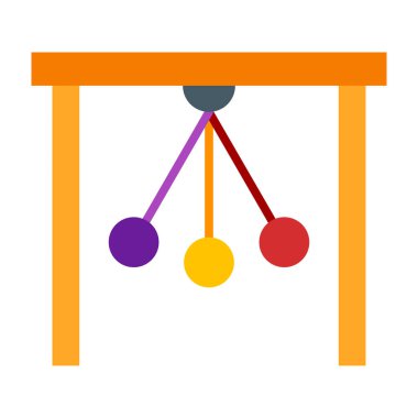 Sarkacı Düz Simge Tasarımı