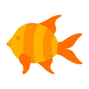 Balık Düz Simgesi Tasarımı