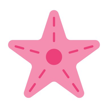 StarFish Düz Simge Tasarımı