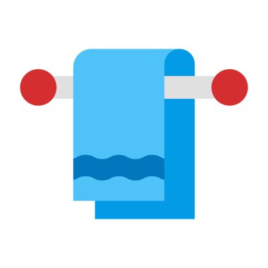 Havlu Düz Simgesi Tasarımı