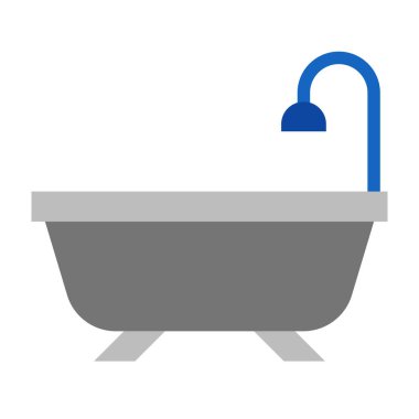 Küvet Düz Simgesi Tasarımı