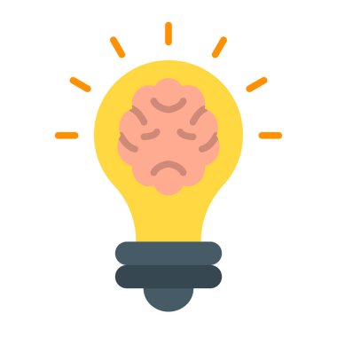 Fikirler Düz Simge Tasarımı Al