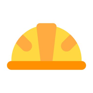 Miğfer Düz Simge Tasarımı