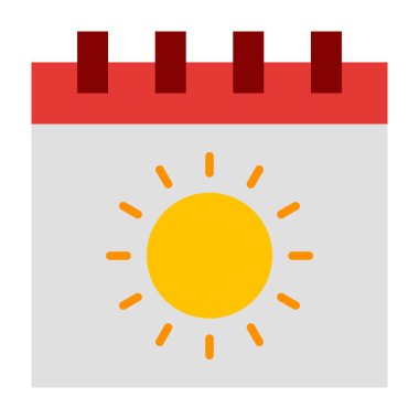 Yaz Düz Simgesi Tasarımı