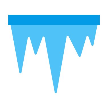 Icicles Düz Simge Tasarımı