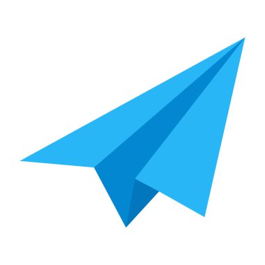 Kağıt Düzlem Düz Simge Tasarımı