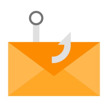 Phishing Düz Simge Tasarımı